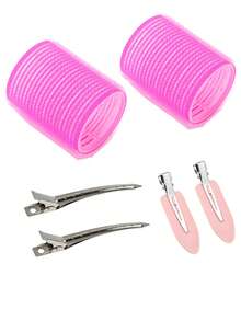 巨型卷发器滚筒 36 件/套自握滚筒套件，含 12 个滚筒和 24 个夹子、沙龙品质卷发器，用于 DIY 发型设计、无热滚筒、返校、旅行度假必需品、女士发饰、卷发器、卷发刷、滚筒、卷发产品、理发师、卷发器、理发配件、滚筒、卷发产品、卷发器、美发设备滚筒、配件、卷发、卷发工具、卷发滚筒、圣诞节、卷发、卷发器、卷发滚筒、无热卷发、无热卷发、滚筒、卷发器、卷发产品、卷发、卷发滚筒、卷发工具、无热卷发器、头发、配件、美发产品、美发工具、美发用品、护发、卷发刷、理发师、理发配件、美发设备、无热波浪、旅行必需品、发型、美发 - 黑色 - 查看 7