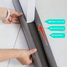Door Seal Protector Roll Adjustable Waterproof Security Door Black 93cm Adjustable Immediate Shipping - màu đen - Xem 4