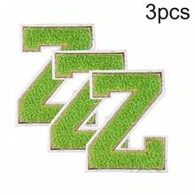 3/26 件 A-Z 3.15 英寸雪尼尔刺绣字母、熨烫补丁、缝制/熨烫装饰数字徽章、服装配饰（用于衣服、夹克、帽子、书籍、背包）、DIY 刺绣补丁 - 彩色 - 查看 18