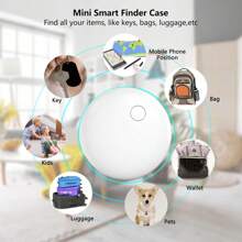 Tracker Air Tag: Smart BT Tracker, Item Finder Works With Apple Find My (IOS Only) App, Trakcer Tag Locator For Keys,MFI For LOS FIND MY APPLE , Luggage, Satchel, Backpack Etc. (Not For Android Devices)