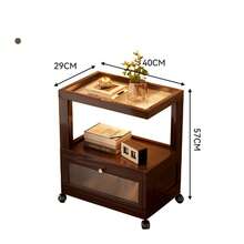 SHENGYE高端家具系列 几何美学楠木边桌 客厅沙发边柜 简约小茶几 卧室床头柜收纳架 家用客厅边桌 卧室床头柜收纳架 - 彩色 - 查看 17