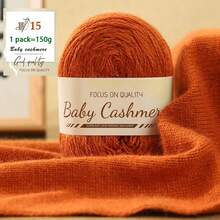 3pcs/Pack 50g/Pc Cashmere Yarn For Hand Knitting Warm Sweater, Scarf, Cardigan, Shawl