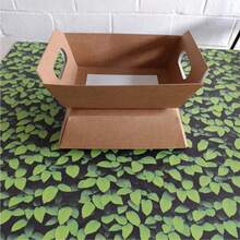 BASKET 5 UNITS - G - KRAFT PAPER, Easter; Chocolate Basket; Breakfast - 21x15x8 Cm - 米色 - 查看 6