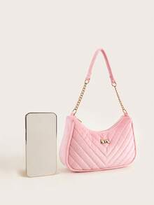 1pc Chic Niche Design Casual Underarm Crossbody Bag For Commute - Shoulder Bag - View 8