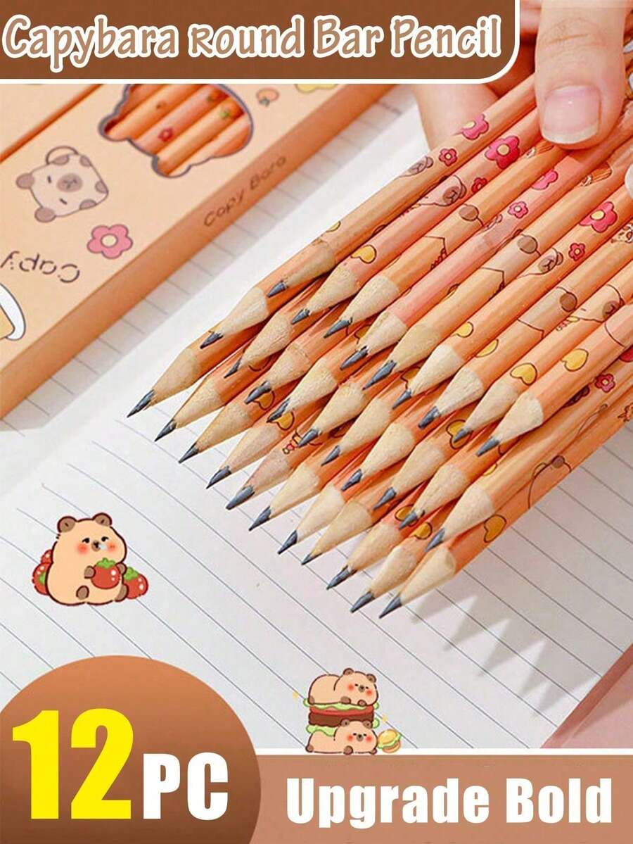 2支/12支/36支彩色鉛筆套裝,創意學生文具鉛筆學習套裝,隨機配色款式(12支/盒),辦公簽名用品,最受歡迎文具獎勵,(需自行削尖),適合送給家人、朋友、同事、辦公室、學校、繪畫、學生、學校用品 - 隨機顏色 - 查看 1