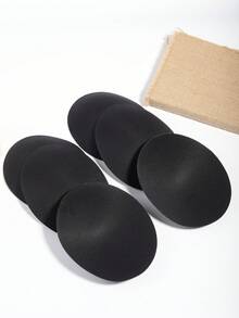 4/ 6/ 8 قطعة وسادات داخلية للصدرية للمرأة بحجم كبير، قابلة لإعادة الاستخدام، بشكل بيضاوي، وأحادية اللون، رسمية ومريحة، خفيفة الوزن ومنفذة للهواء - متعدد الألوان - مشاهدة 7