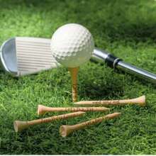 5pcs 20pcs 30pcs 50pcs Custom Golf Tees Set - Personalized Engraved Tees For Groomsmen Unique Bachelor Party & Wedding Golf Gifts, Premium Golf Weekend Accessories - Wood Color - View 2