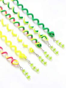 6pcs Girls Colorful Scrunchies Set, Dopamine Hair Ties For Braids, Messy Buns, Princess Hair Accessories, Won't Damage Hair, Suitable For Party, Travel, Performance, Beach, Photo Shoot - 6 PCS - View 12