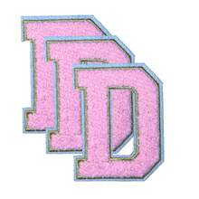 3/26 件 A-Z 3.15 英寸雪尼尔刺绣字母、熨烫补丁、缝制/熨烫装饰数字徽章、服装配饰（用于衣服、夹克、帽子、书籍、背包）、DIY 刺绣补丁 - 彩色 - 查看 129