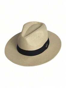 Chapeu Panama Praia Aba Larga Casual Moda Masculino Feminino