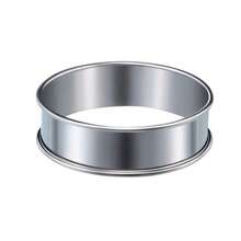 1/3/6pcs Stainless Steel Tart Rings, 8cm/3.15in Internal Diameter, Pizza Baking Mold, Double Crimped Round Cookie Cutter, Cake Tart Mold, Kitchen Supplies, Baking Tools, DIY Pancake Rings