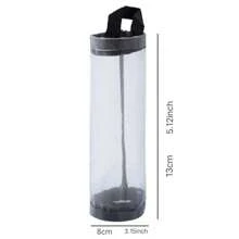 2025 Best Selling New Arrival 1pc Black/Grey Kitchen Trash Bag Holder Hanging Bag, Say Goodbye To Messy Kitchen, New Retractable Trash Bag Holder, Wall-Mounted Storage For Miscellaneous Items, Convenient Round Bag, Storage Pouch Behind The Door