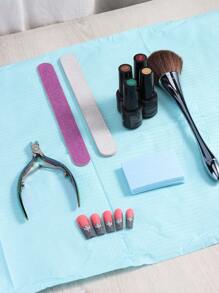 Disposable Pink Nail Art Table Mat 3 Lays Waterproof Clean Paper Foldable Multifunction Beauty Tattoo Dental Drapes Waterproof Tablecloth Cleaning Manicure Napkins Manicure Supplies