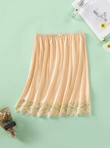3pcs/1pc Women Waist Slip Dress With Adjustable Elastic Waistband, Anti-Static & Anti-Exposed Lining Skirt Slip Underdress For Daily Wear Fall, Autumn, Halloween
