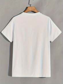 A Piece Of Casual Cotton Casual Men's Short Sleeve T-Shirt For Spring And Summer