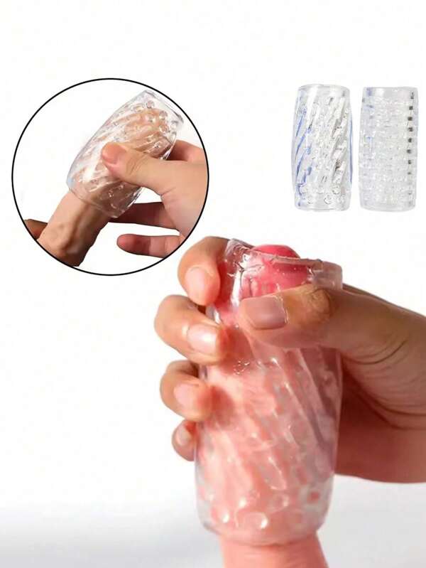 1pc Male Masturbator Cup Masturbation Sleeve Sex Toy,Pocket Pussy Portable Stroker With Textured Tunnel And Bumps Ultra Soft Stretchy Masturbation Sleeve For Male Toys