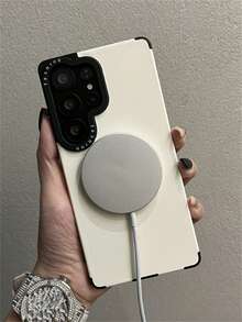 Liquid Skin Feel Magnetic Phone Case Compatible With Samsung Galaxy S25 S24 Ultra S23Ultra S22Ultra Plus Luxury For Wireless Charging Four Corners Anti-Drop Solid Color SHockproof Protect Bumper Fundas Back Cover