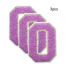 3/26 件 A-Z 3.15 英寸雪尼尔刺绣字母、熨烫补丁、缝制/熨烫装饰数字徽章、服装配饰（用于衣服、夹克、帽子、书籍、背包）、DIY 刺绣补丁 - 彩色 - 查看 59