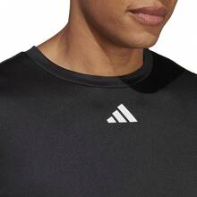 Adidas HIIT BASE TEE - Black and Blue - View 2