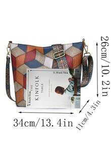 Niche Design New Splicing Large Capacity Fashion Shoulder Bag With Elegant Tote Large Bag Valentine'S Day Phone Bag