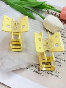 1pc New PVC Hair Clips Cute Pudding/Cheese Cartoon Cake Design Hair Accessories For Women,Hair Claw,Claw Clips,Hair Jaw Clip,Hair Clutch