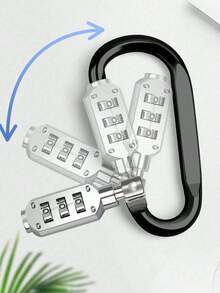 3-Digit Dial Combination Code Number Lock Padlock For Luggage, Keyless, Waterproof,Outdoor Travel Waterproof Padlocks,Can Be Used As Keychains,Zipper Bags, Backpacks, Handbags, Suitcases, Drawers, Outdoor Use, Firm And Durable Graduation - View 5