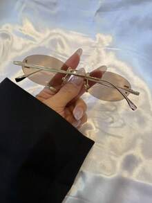 New Model Sunglasses, 100% UV Protection. - 香檳色 - 查看 6