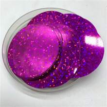 50 szt. 50 mm płaskie okrągłe cekiny z 1 otworem bocznym PVC płaskie okrągłe luźne cekiny paillettes szycie rękodzieło DIY ślubny wisiorek