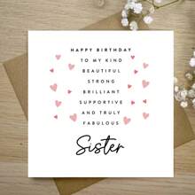 Geburtstagsgrußkarte für beste Freundin, Geburtstagsgrußkarte für Schwester, Gedicht Geburtstagskarte für Schwester, Geburtstagsgrußkarte für Schwester, Geburtstagsgeschenk für Schwester, für eine besondere Schwester, Gedichtkarte
