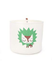 1 件毛毡布大容量玩具收纳箱、可折叠洗衣篮