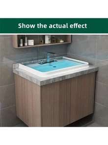 多功能固体浴室挡水条剂，无需钻孔，无味，可弯曲不变形，配有背胶，适用于厨房台面、洗脸盆、浴室隔断、淋浴房、家用厨房用品及浴室配件，挡水条家居浴室装饰秋季装饰返校 - 彩色 - 查看 10