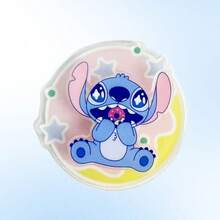 Miniso Disney Stitch Food Party Series Creative Rotating Fridge Magnets - Circle, Cute Cartoon Design, Fun Rotating Feature (1 PC)