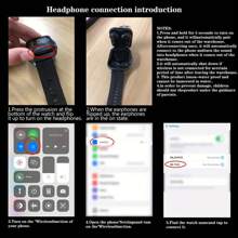 Orologio intelligente 2 in 1 con auricolari integrati, display ad alta definizione, tracker fitness multifunzione, chiamate senza fili e controllo musica, batteria ricaricabile, cinturino in silicone, cassa in lega di zinco, include 2 auricolari comodi, compatibile con telefoni Android