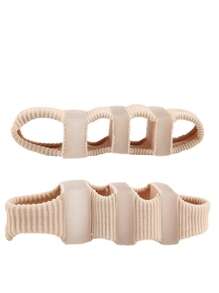 3 piezas/2 piezas/1 pieza Separadores de dedos de los pies para dedos superpuestos - Tela de terciopelo cómoda, ideal para uso nocturno y en el hogar - Regalo perfecto para el Día de la Madre