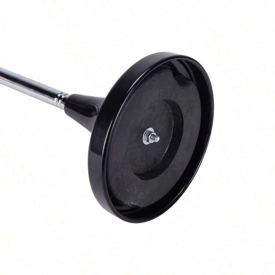 3-Section Design Vintage Outdoor Floor Standing Ashtray Height Adjustable. - Black - View 1