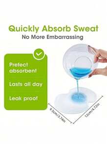 50/100PCS Disposable Breathable Sweat-Absorbent Pads, Underarm Sweat-Absorbent Patch Magic Device, Universal Armpit Patch For All Seasons, Washable Sweat Absorbing Guards, Dress Sweat Perspiration Pads Shield, Absorbent Deodorant Pad, Antiperspirant And Sweat-Proof Patch, Sweat-Proof, Traceless Invisible Breathable Sweat-Absorbing Patch, Portable, Travel Accessories, Daily Necessities, Travel Essentials Boy Valentine Heart Valentine Summer Cooling,Beach,Travel