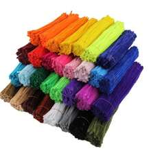 100 Chenille Stems/Pipe Cleaner Choose Color Assorted DIY Craft DIY Play Toy Kid - 白色 - 查看 2