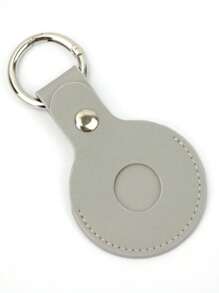 Estuche personalizado con iniciales en relieve 3D por estampación en caliente para Airtag de Apple. Funda de piel protectora con llavero compatible con Airtag. Cubierta para rastreador compatible con collar de perro o gato New Airtag