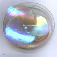 50 szt. 50 mm płaskie okrągłe cekiny z 1 otworem bocznym PVC płaskie okrągłe luźne cekiny paillettes szycie rękodzieło DIY ślubny wisiorek