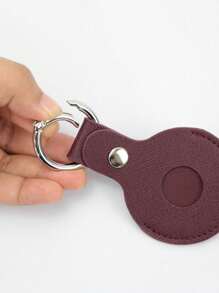 Estuche personalizado con iniciales en relieve 3D por estampación en caliente para Airtag de Apple. Funda de piel protectora con llavero compatible con Airtag. Cubierta para rastreador compatible con collar de perro o gato New Airtag