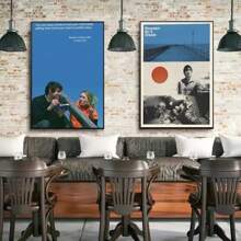 1 pieza Pintura en lienzo del cartel de la película "La eterna luminosidad de una mente sin recuerdos", decoración moderna para la pared del hogar, sala de estar, dormitorio o bar, sin marco