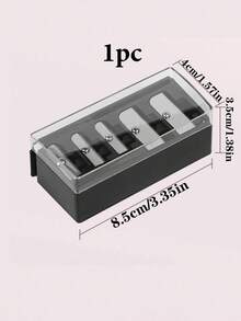 Bộ dụng cụ trang điểm cao cấp màu đen 5 lỗ gồm bút kẻ mắt và bút kẻ lông mày, kèm gọt bút chì và dụng cụ uốn mi đa năng tiện dụng. Thích hợp cho trang điểm, giá rẻ, trang trí phòng ngủ, bàn trang điểm, du lịch, phòng ngủ, phụ kiện trang điểm, quà tặng Giáng sinh, dụng cụ trang điểm, đồ dùng giá rẻ, quà tặng, quà tặng cho phụ nữ, quà Giáng sinh, quà khuyến mãi, du lịch, đồ dùng giá rẻ, đồ dùng cần thiết khi đi du lịch. - màu đen - Xem 7