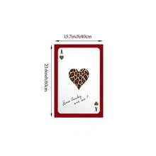 1/3 bức tranh tường nghệ thuật báo gêpa báo đốm đỏ và hồng Chúng ta thật may mắn Tranh in trên vải Canvas Tranh vẽ Quả bóng may mắn 8 Áp phích Trang trí theo phong cách học sinh nữ tính cho phòng ngủ, phòng khách, trang trí tường ký túc xá Không có khung - Nhiều màu - Xem 14