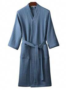 Szlafrok Wiosna Lato Szlafrok Długi Wager Szlafrok Hotelowy Salon Kosmetyczny Cienki Szlafrok Męski I Damski Wystrój Domu Łazienka Powrót Do Szkoły