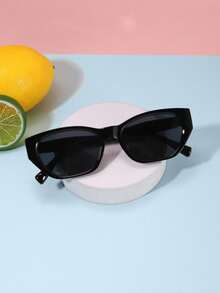 1 PC Teen 12-16Y Acrylic Casual Retro Cat Eye Spring Fashion Pink Eyeglasses For Outdoor Picnic, Daily Outfit Matching And Holiday Gifts - Multicolor - View 6