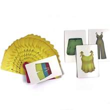 Juego de cartas de ritmo rápido - Juego de apilamiento colorido, adecuado para juegos de cartas de ritmo rápido y no estratégicos | Ideal para reuniones familiares, fiestas de Navidad y San Valentín | Incluye cartas azules/amarillas y divertidas ilustraciones de torres de apilamiento