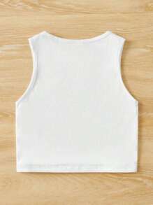 Custom Personalized Gifts, Custom Ladies Short Tank Tops, Add Text (Quotes/Phrases/Names/Numbers/Slogans, Etc.), You Can Choose Your Favourite Fonts And Colours