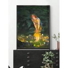 1pc/3PCS Wall Arts Posters Frameless/Framed Vintage Retro Cute Ghost Companion & Reads Book Canvas Prints Monster Holds Black Cat Wall Art Poster For Living Room Halloween Decor Home Decor Fall Decor Room Decor