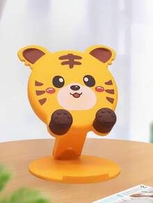 1pc Cartoon Desk Mobile Phone Stand, Foldable & Adjustable Holder For Smartphone & Tablet, Convenient For Study, Live Streaming, Portable And Easy To Store - Multicolor - View 14