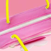 Miniso The Powerpuff Girls Series Cute Cartoon Front Opening Handbag Pencil Case, Multifunctional Large Capacity, Essential For Learning, Easy To Carry,Pencil Pouch,School Bag